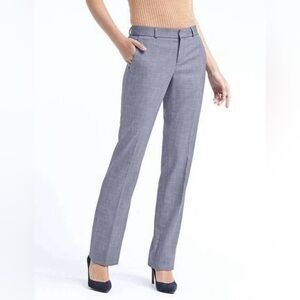 Banana Republic Jackson Fit Skinny Ankle Dress Pants - Light Blue